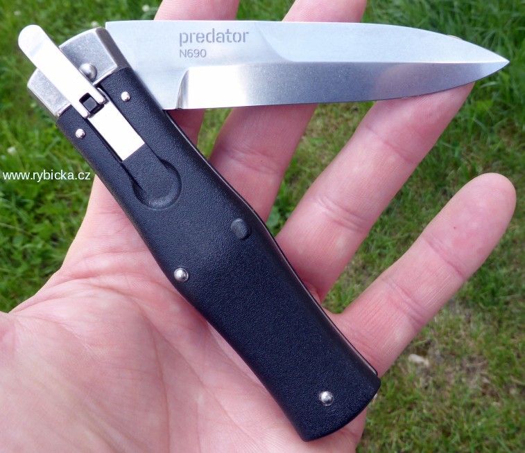 Vyhazovací nůž Mikov Predator 241-BH-1 L/STKP LEVORUKÝ STONEWASH BÖHLER N690