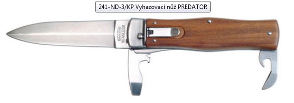 Vyhazovací nůž Mikov PREDATOR 241-ND-3/KP 420 palisandr