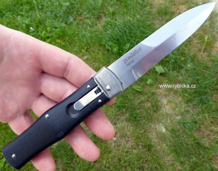 Vyhazovací nůž Mikov Predator 241-BH-1L/STKP LEVORUKÝ STONEWASH BÖHLER N690