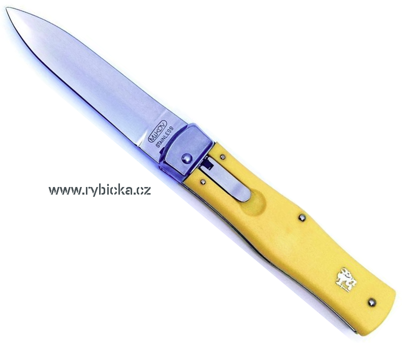 Vyhazovací nůž Mikov PREDATOR 241-NH-1/KP 420 žlutý
