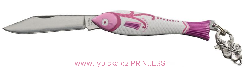 Malovaný nůž Rybička Mikov 130-NZn-1/PRINCESS