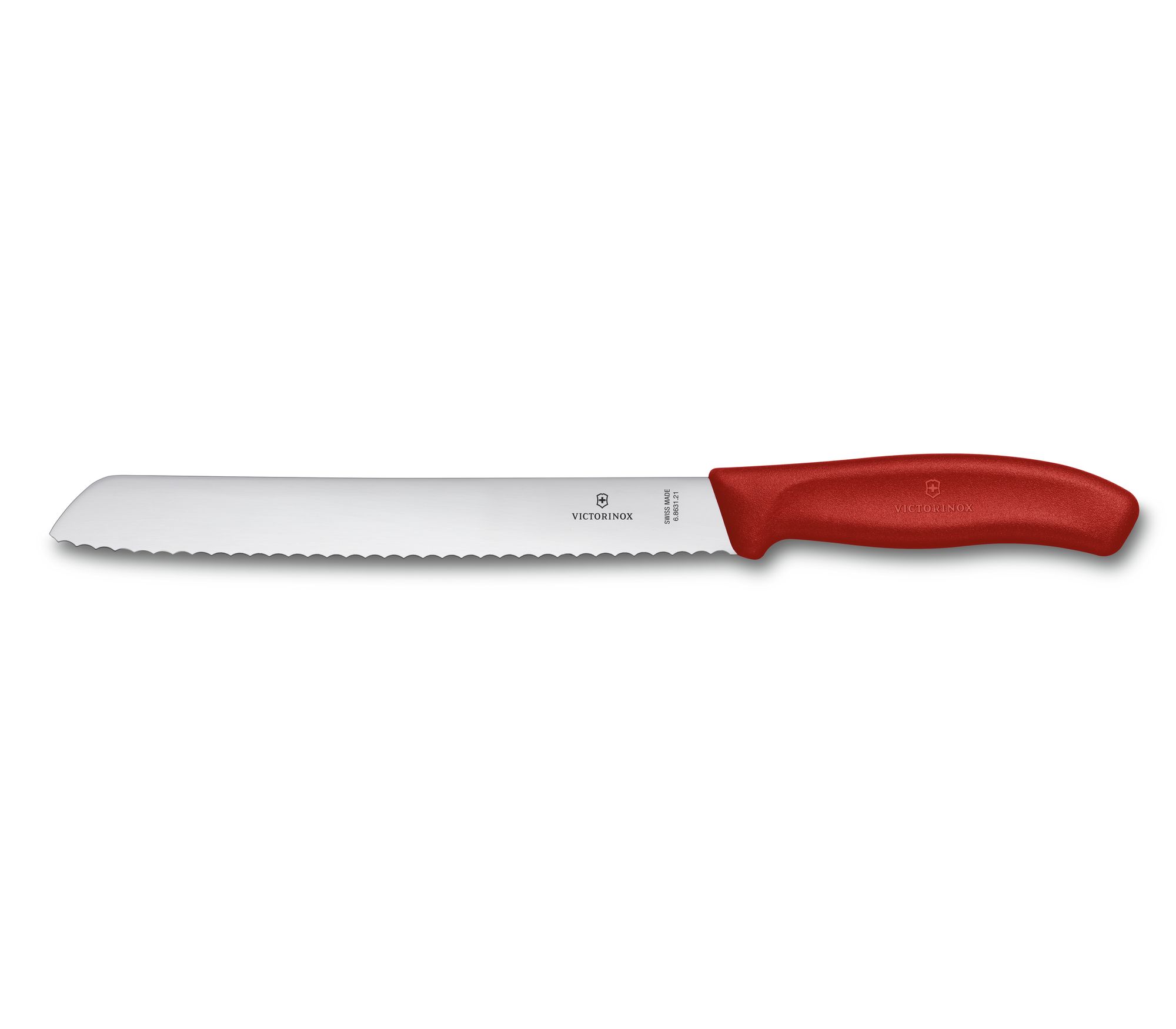 Nůž VICTORINOX na pečivo Swiss Classic 21 cm červený