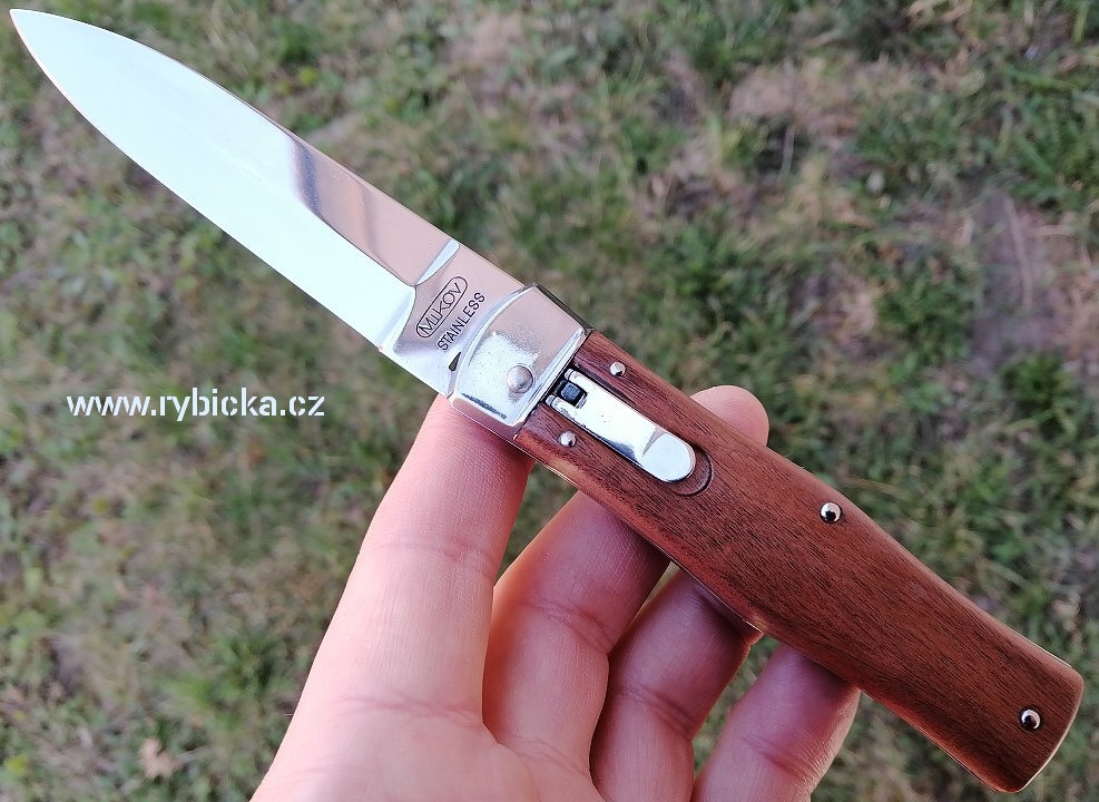 Vyhazovací nůž Mikov PREDATOR 241-ND-1/KP 420 palisandr