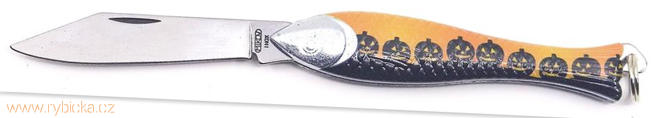 Zdobený nůž RYBIČKA 130-NZN-1/DÝNĚ - HALLOWEEN