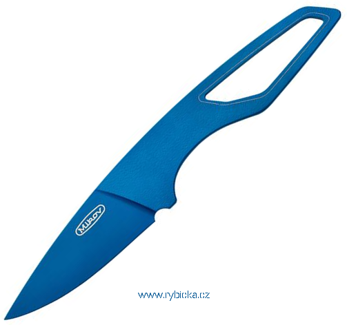  Nůž Mikov 725-B-18/LIST MODRÝ N690 Böhler CERACOTE BLUE pouzdro paracord