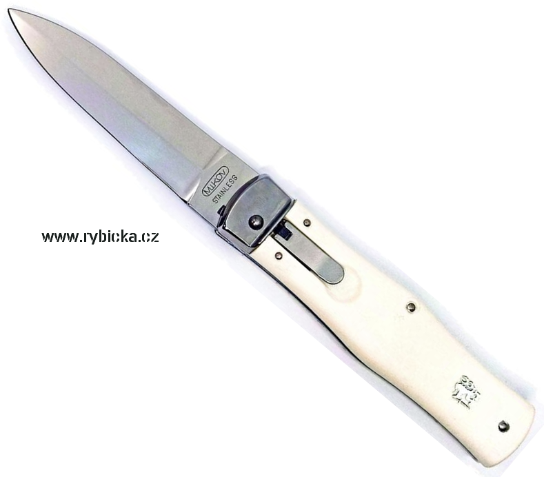 Vyhazovací nůž Mikov PREDATOR 241-NH-1/KP 420 bílý