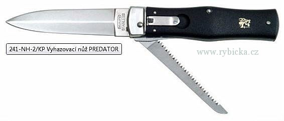 Vyhazovací nůž Mikov PREDATOR 241-NH-2/KP 420 černý