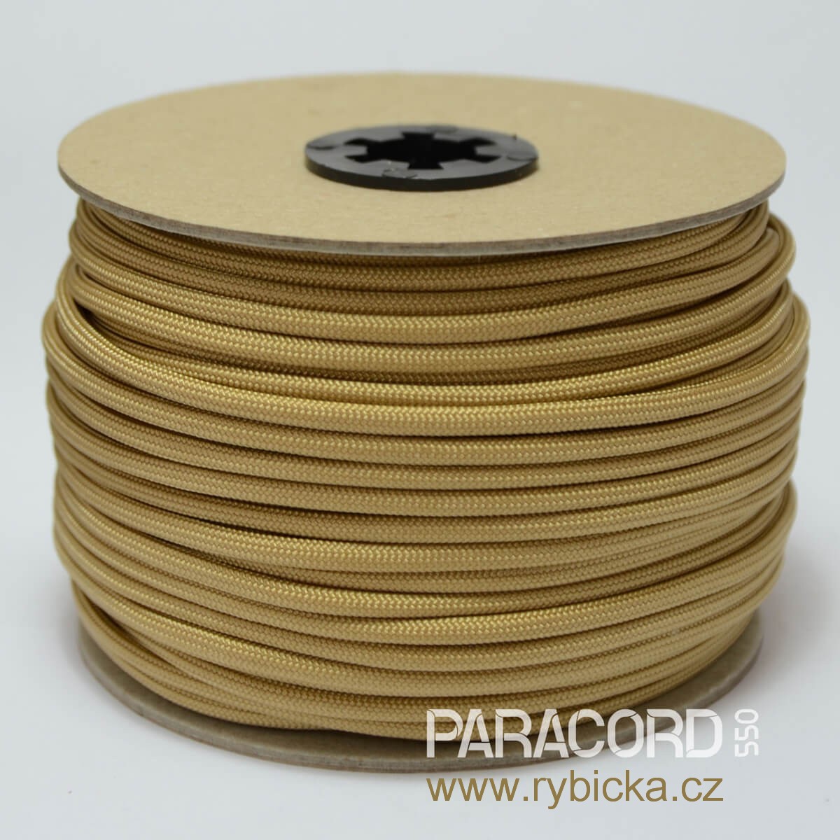 Paracord 550 Patriot zlatá padáková šňůra