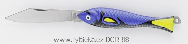 Kapesní nůž Rybička motiv DORRIS 130-NZn-1/Mikov 