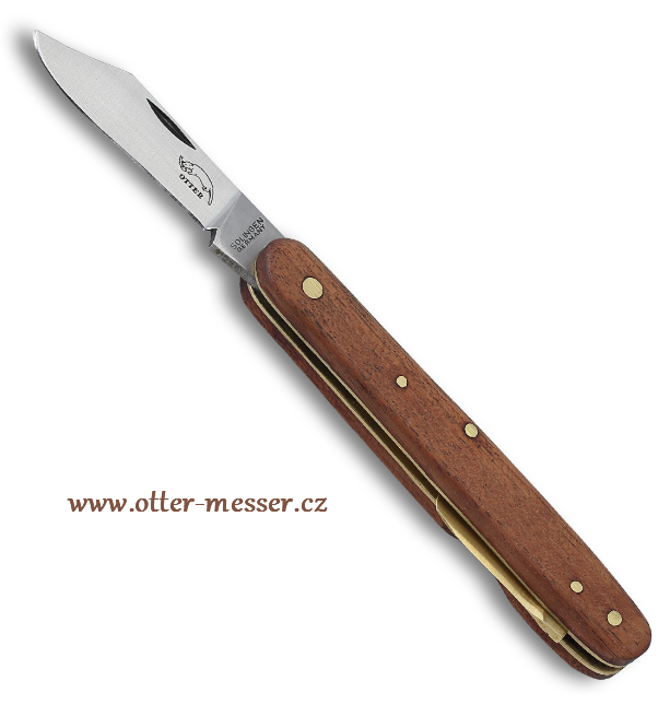 Roubobovací zahradnický nůž Otter-Messer 124 uhlíková čepel s odhrnovačem kůry